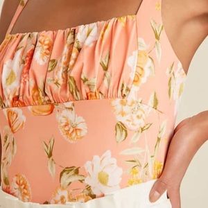 Forever 21 Floral Ruched Top New W/ Tags